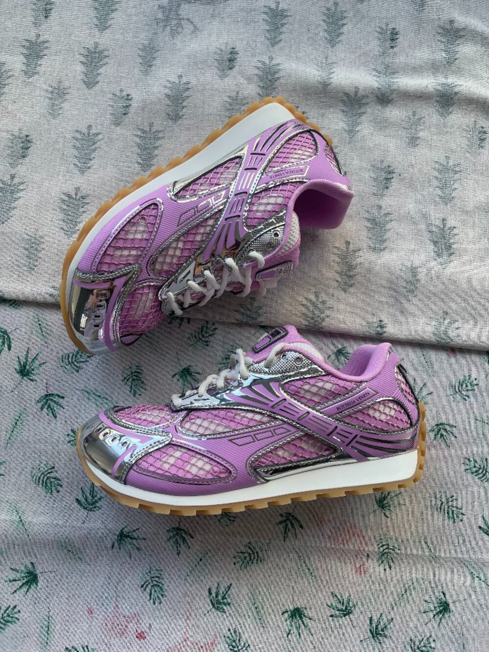 Bottega Veneta Pink Sneakers